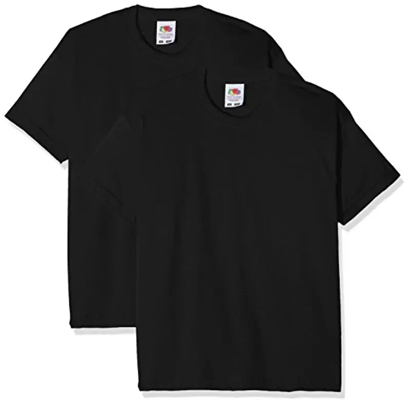 Fruit of the Loom T-shirt Nero 112774