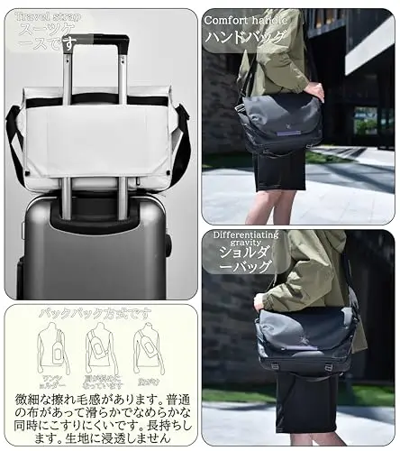 FSD.WG Herren-Umhängetasche Nylon-Umhängetasche Wasserdichte Umhängetasche Multi-Pocket-Typ Arbeitstasche für Männer miniatura 2