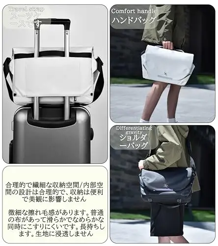 FSD.WG Herren-Umhängetasche Nylon-Umhängetasche Wasserdichte Umhängetasche Multi-Pocket-Typ Arbeitstasche für Männer miniatura 3