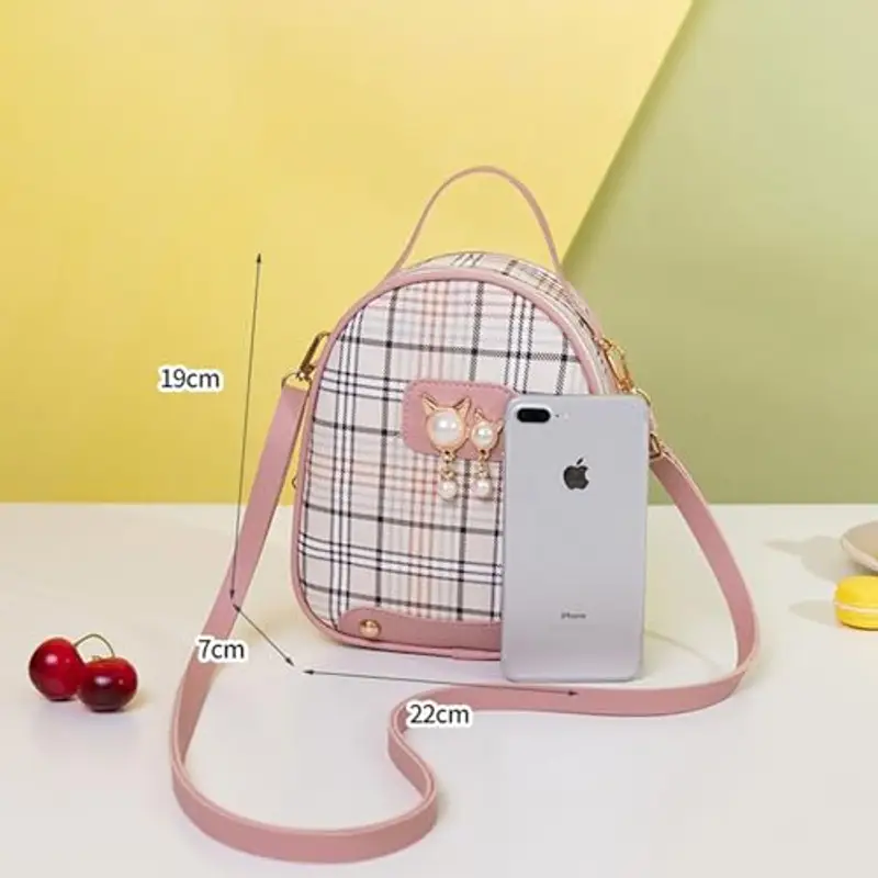 Fuaihui Borsa a tracolla Bambina Rosa 815808 miniatura 3