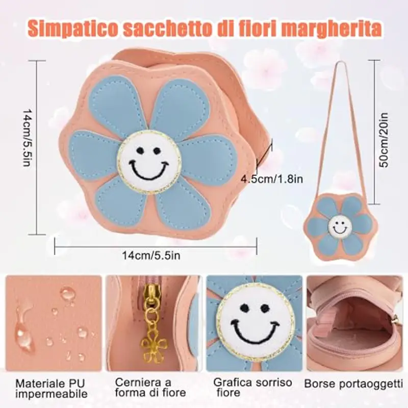Fuaihui Borsa a tracolla Rosa 2192936 miniatura 2