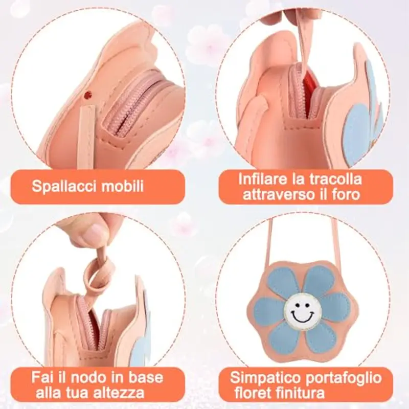 Fuaihui Borsa a tracolla Rosa 2192936 miniatura 3