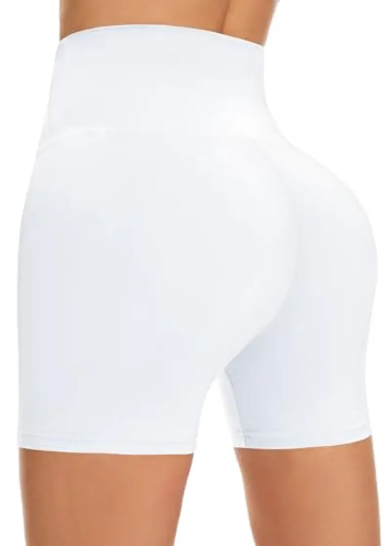 FuelMeFoot Pantaloni Sportivi Corti da Donna Vita Alta Yoga Pantaloncini Hot Pants per Estivi Pantaloni da Ciclismo