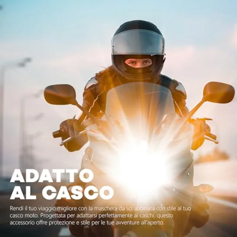 fuinloth Maschera di passamontagna, sciarpa estiva per il collo, protettore UV, sciarpa di sci per motocicli maschi e donna Arancione miniatura 2