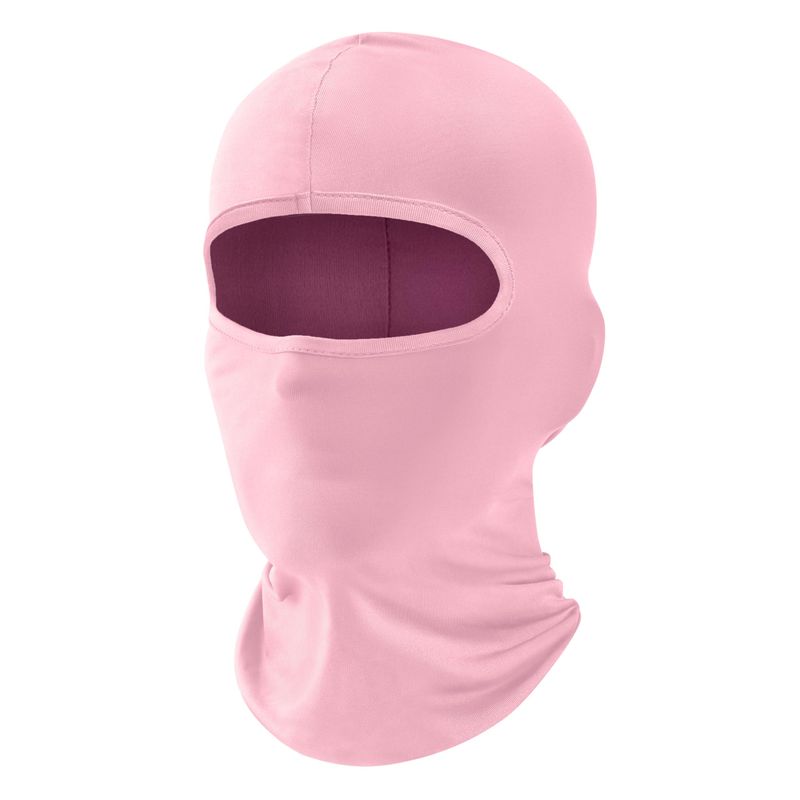 FUINLOTH Maschera Balaclava Estiva Protezione UV Unisex Rosa Chiaro