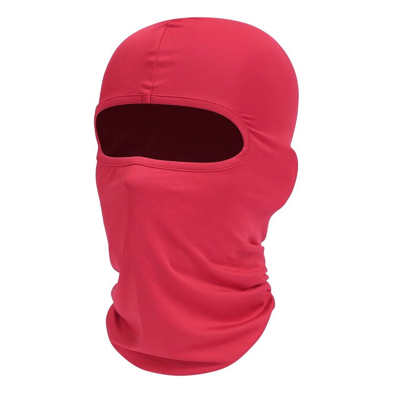 FUINLOTH Maschera Passamontagna Estiva UV Rosso