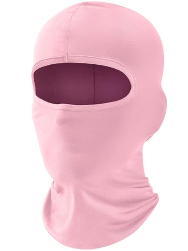 FUINLOTH Passamontagna UV Unisex Rosa Chiaro