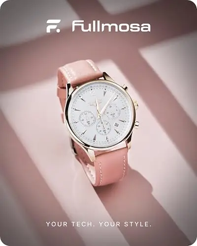 Fullmosa Cinturino in Pelle 22mm, Cinturini per Orologio a Sgancio Rapido per Uomo e Donna, Cinturini di Ricambio per miniatura 2