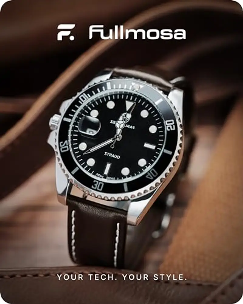 Fullmosa Cinturino in Pelle 22mm, Cinturini per Orologioa Sgancio Rapido per Uomo e Donna, Cinturini di Ricambio per miniatura 2