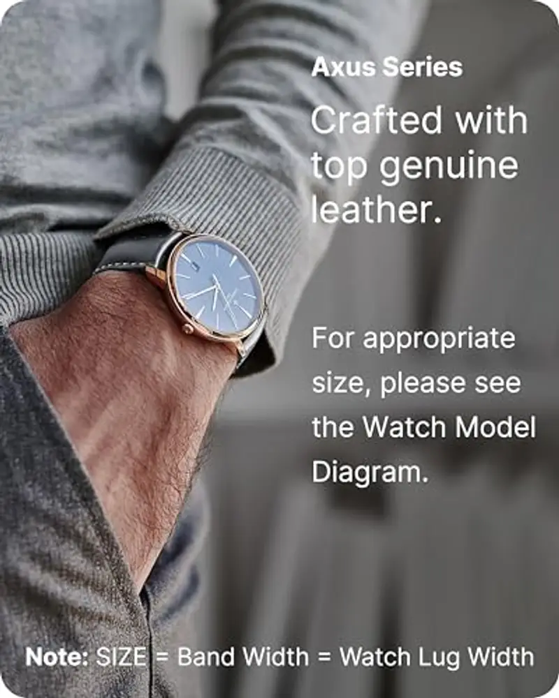 Fullmosa Cinturino Pelle 20mm per Orologio, Cinturini per Orologio a Sgancio Rapido per Uomo e Donna, Cinturini miniatura 3