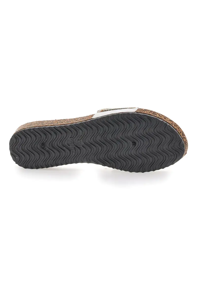 Ciabatte Bianche Con Perline Fun Beach 14204 [BIANCO] miniatura 5