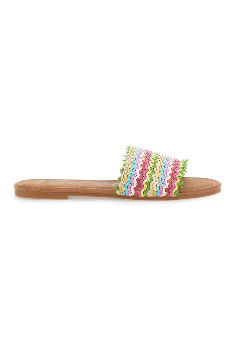 Ciabatte Flat Multicolore Fun Beach 470 [MULTI]