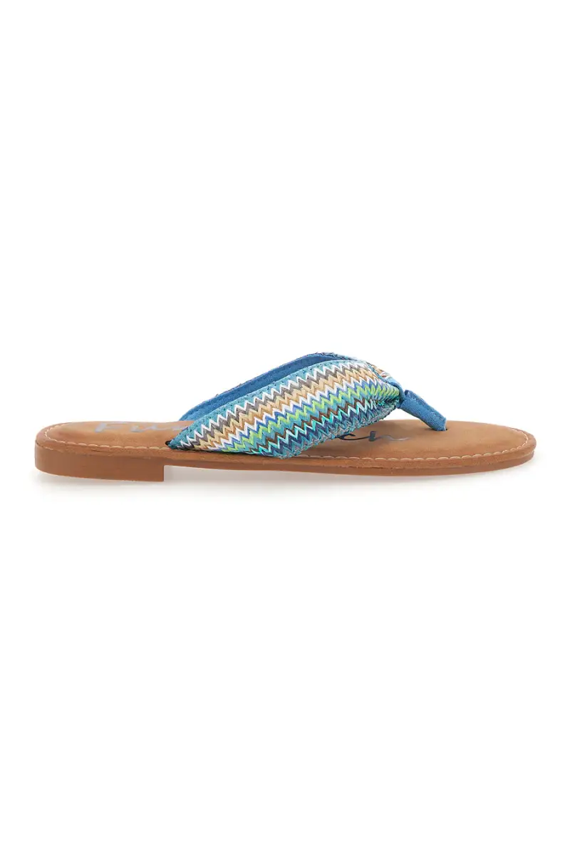 Ciabatte Infradito Azzurre Fun Beach 469 [BLUE]