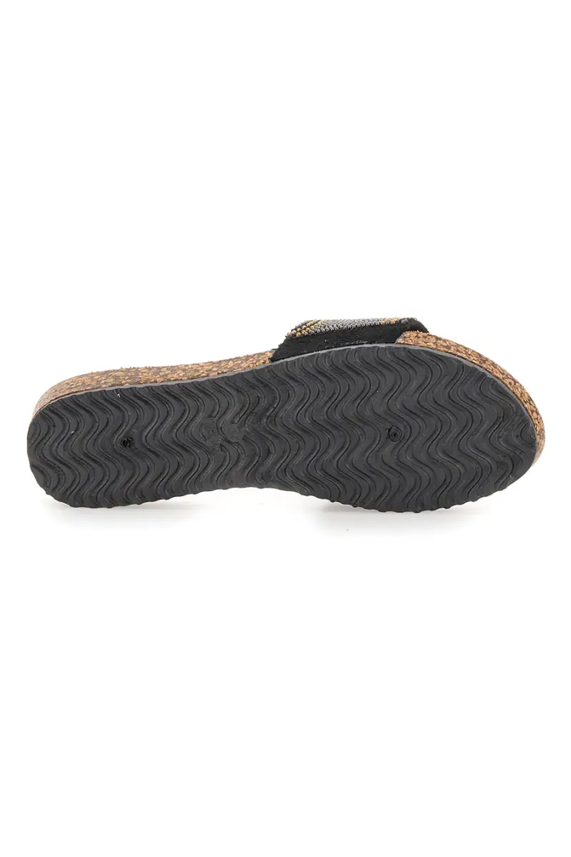 Ciabatte Nere Con Perline Fun Beach 14204 [NERO] miniatura 5