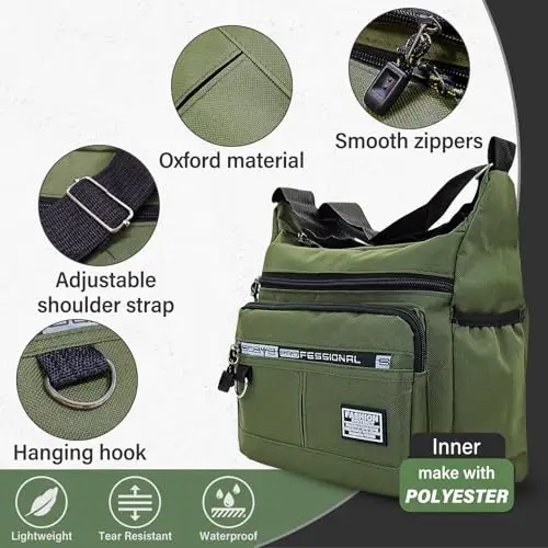 FuninCrea Borsello Uomo Nero 2508321 miniatura 3