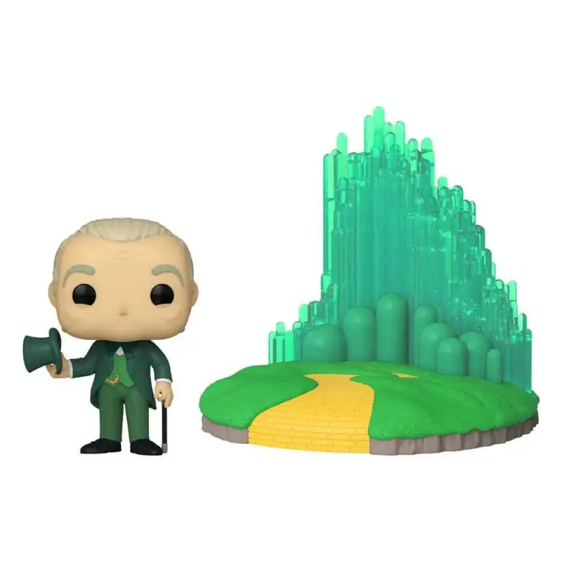 Statuetta da collezione del Mago di Oz Funko POP! Town Emerald City w/Wizard
