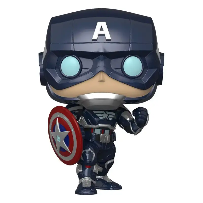Statuetta da collezione Funko Marvel s Avengers (2020 video game) POP! Berrettotain America