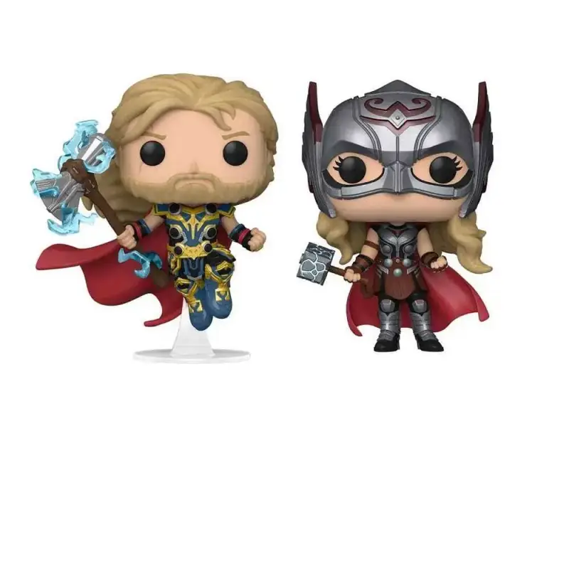Statuetta da collezione Funko Thor Love and Thunder Thor & Mighty Thor (x2)