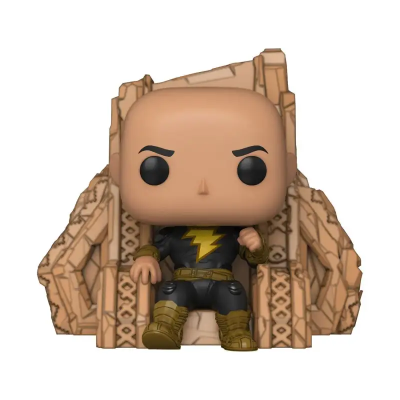 Statuetta da collezione in vinile Funko Black Adam POP! Deluxe on Throne