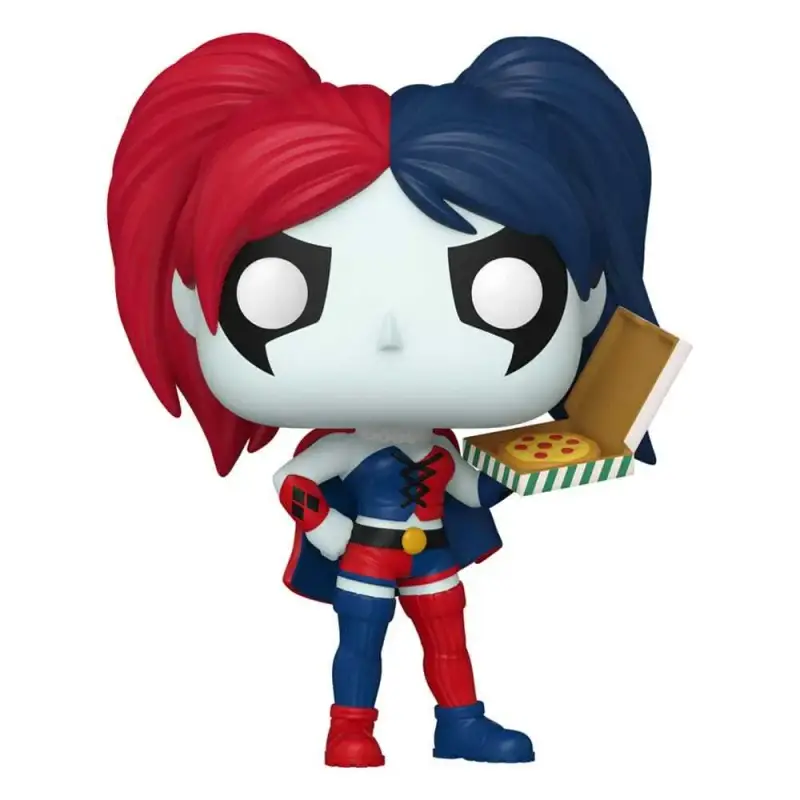 Statuetta da collezione in vinile Funko DC Comics Harley Quinn Takeover POP! Heroes Harley with Pizza