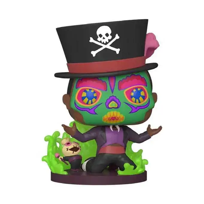 Statuetta da collezione in vinile Funko Disney Villains POP! Sugar Skull Facilier w/Base