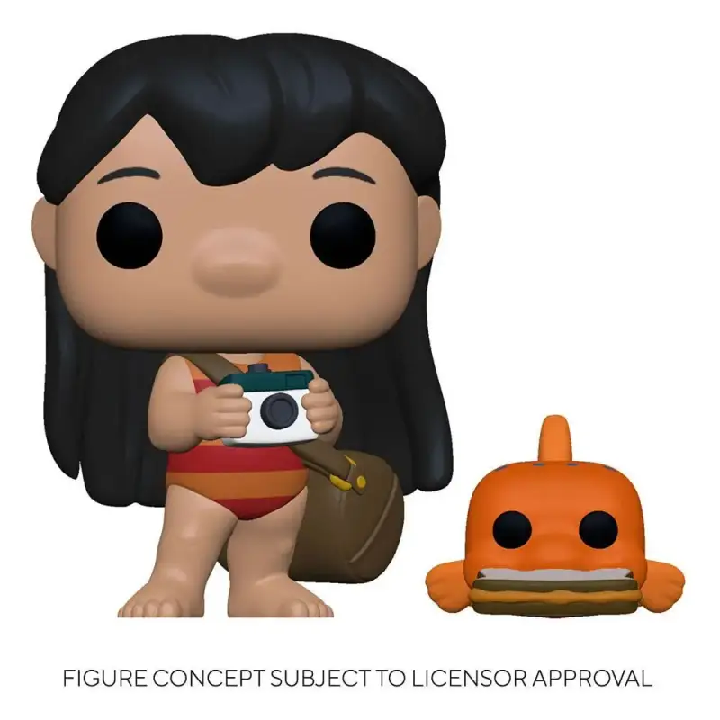 Statuetta da collezione in vinile Funko Lilo & Stitch POP! & Buddy Lilo w/Pudge