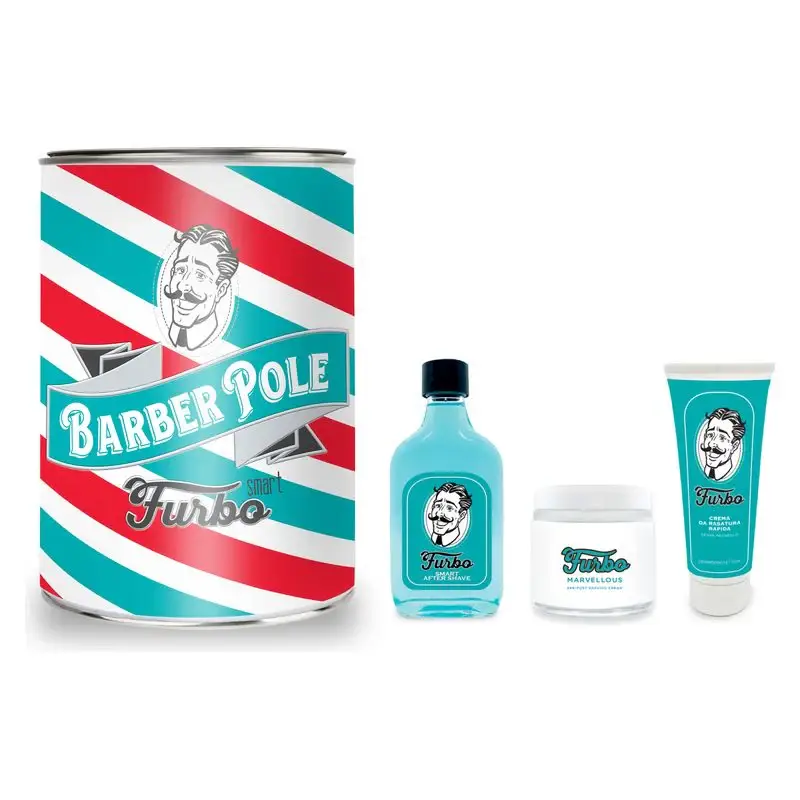 Cofanetto Barber Pole Smart Crema Da Barba + Lozione Dopobarba + Marvellous Crema 100Ml