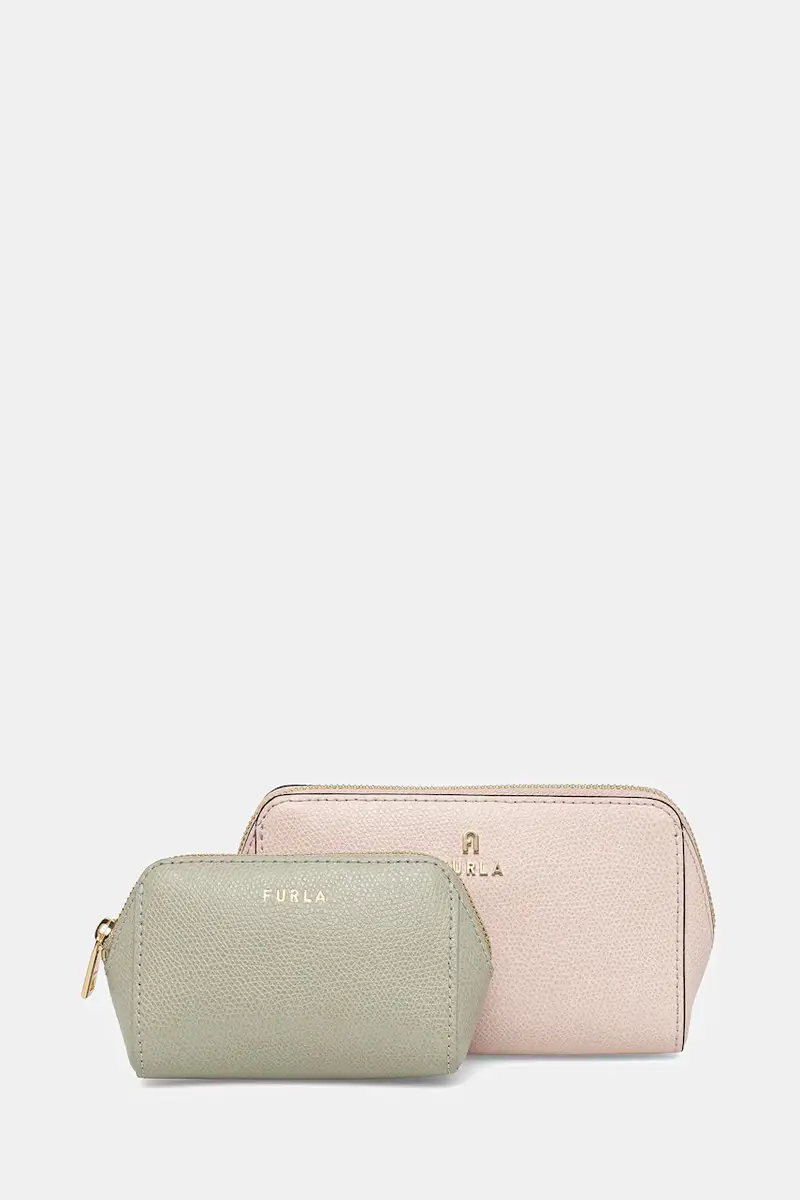 astuccio per trucchi in pelle pacco da 2 colore rosa WE00453.ARE000.4050S