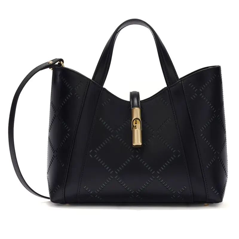 Borsa a mano e tracolla Furla Goccia S Nero