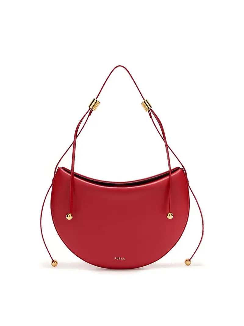 Borsa A Spalla Moonstone S In Pelle Rosso