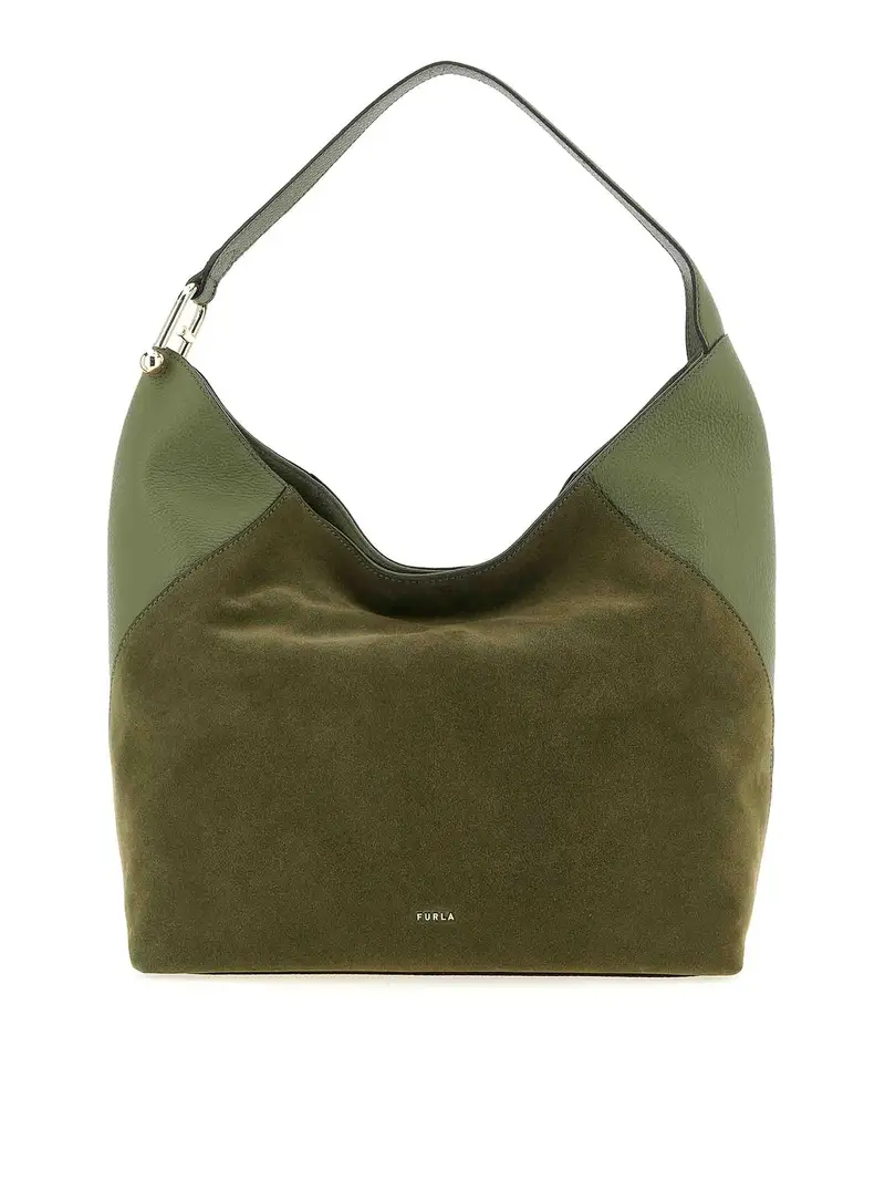 Borsa a tracolla grande Lara Verde