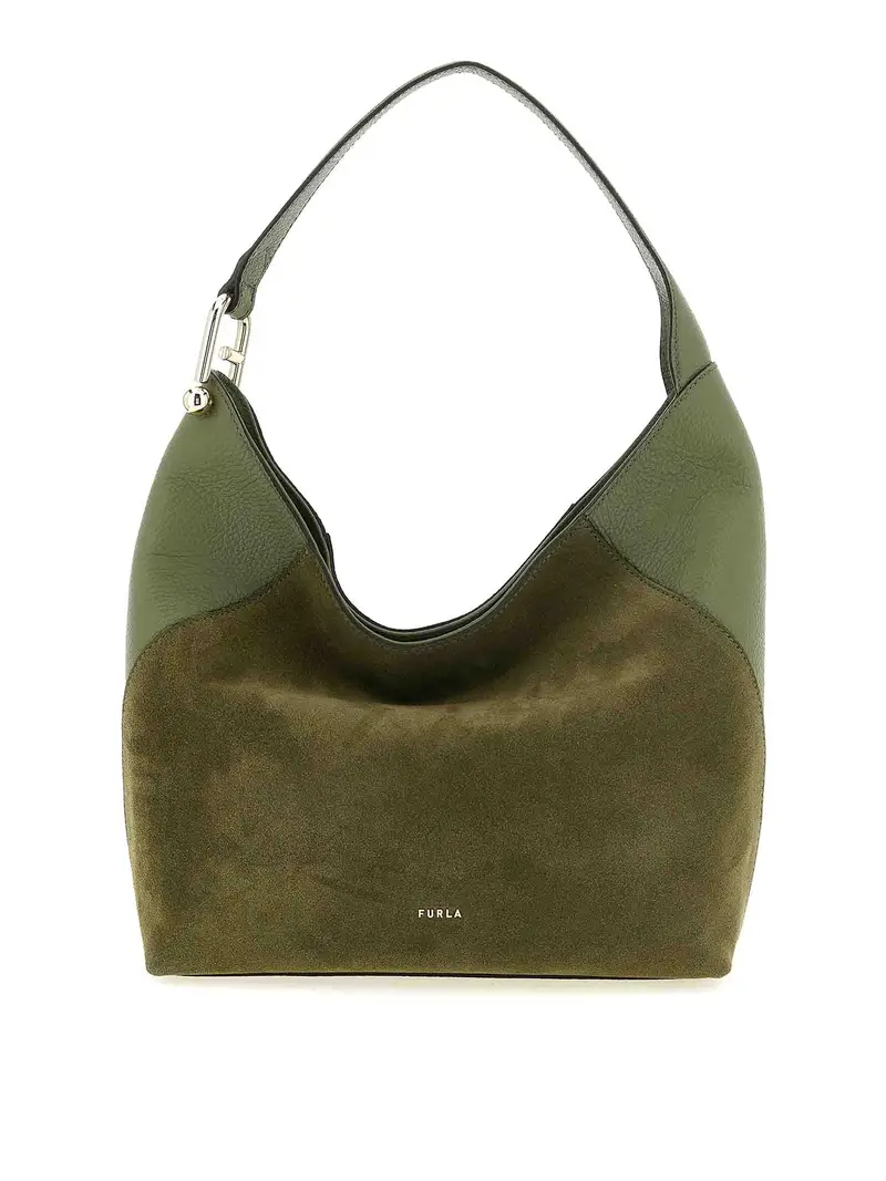 Borsa a tracolla media Lara Verde