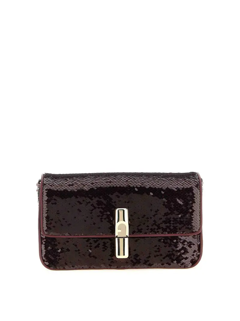 Borsa a tracolla piccola Rosso Scuro