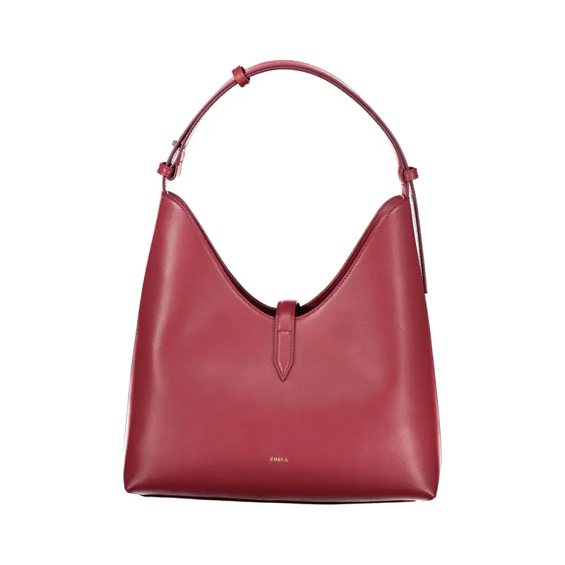 Borsa Donna Rossa Spalla Pelle Goccia Logo Rosso miniatura 2