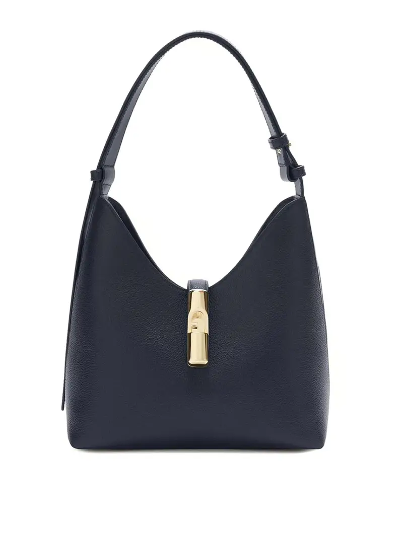 Borsa Hobo Goccia S In Pelle Colore Blu