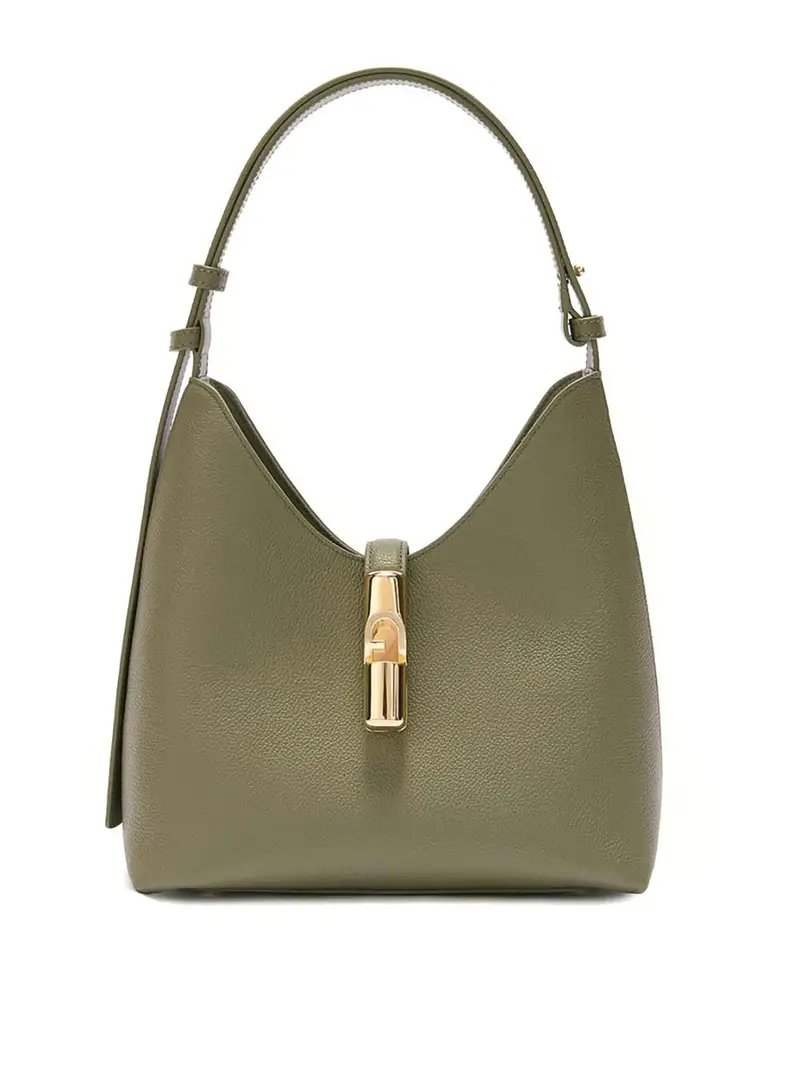 Borsa Hobo Goccia S In Pelle Verde