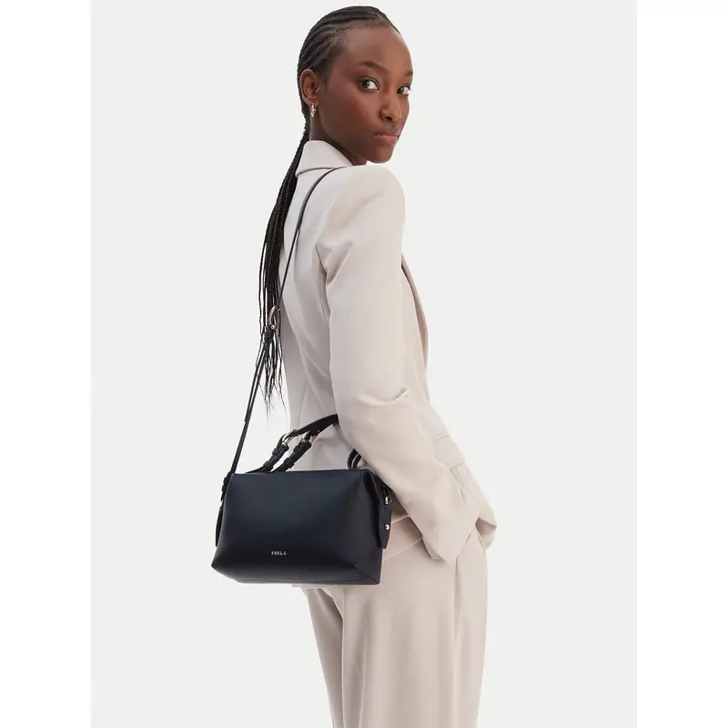 Borsetta Furla Double Mini WE00870 BX3036 KH 4852S Blu scuro