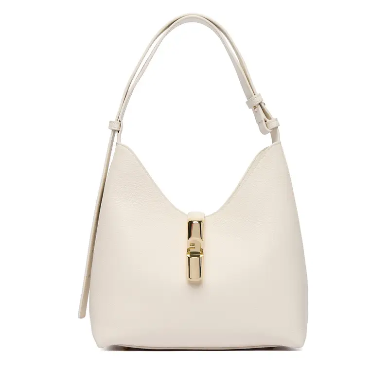 Borsetta Furla Goccia S WB01979 BX3353 KH PNN00 Écru Écru