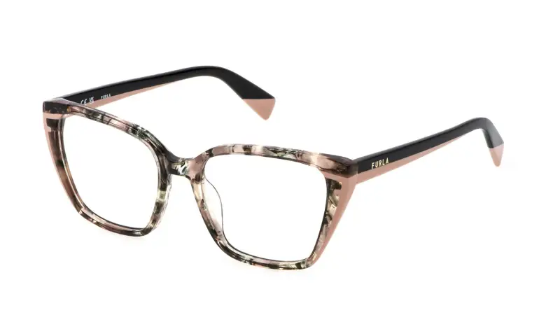 Donna VFU764 09XP Montature da vista Acetato Rosa Squadrata