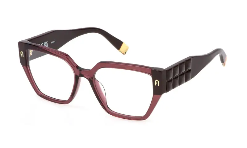 Furla Donna VFU775  0AFD Montature da vista Acetato Rosa  Squadrata