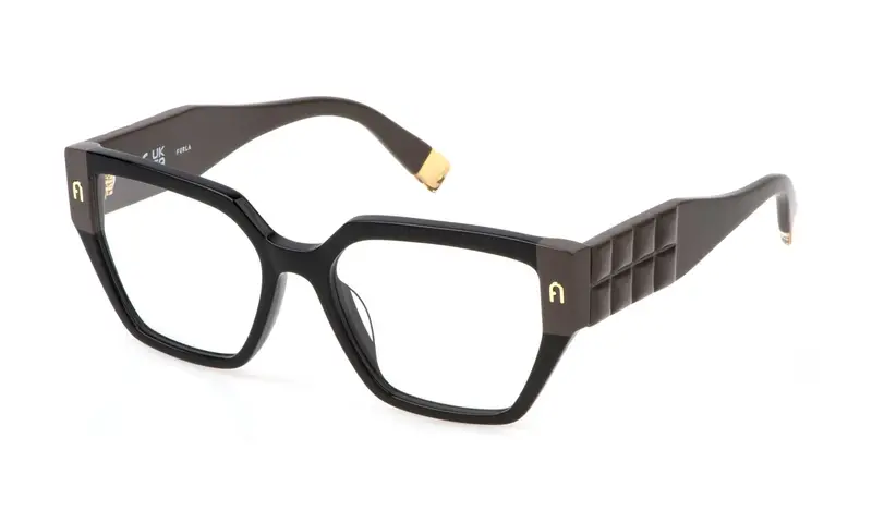 Furla Donna VFU775  700 Montature da vista Acetato Nero  Squadrata