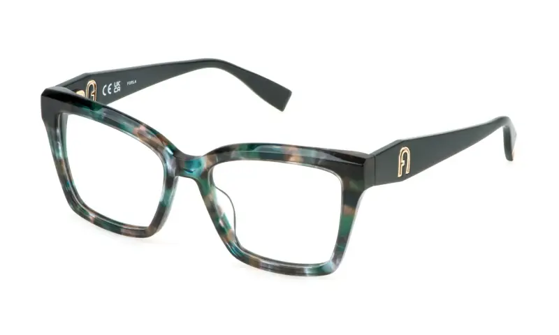 Donna VFU823 6000 Montature da vista Acetato Farfalla