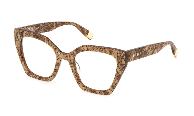 Furla Donna VFU824  0V83 Montature da vista Acetato Havana  Squadrata