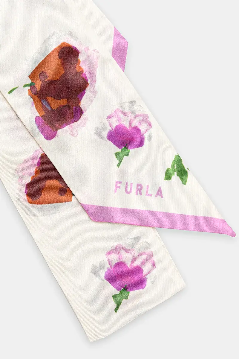 foulard in seta donna colore beige WT00022.BX3856.J9600 miniatura 3
