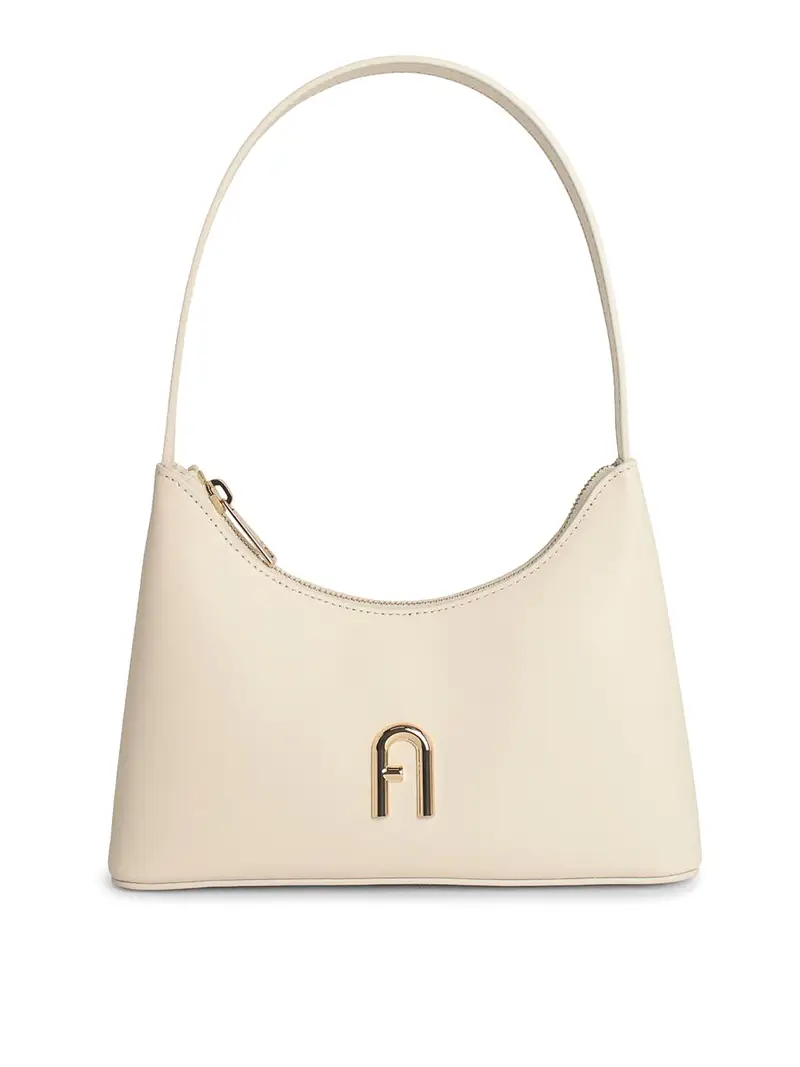 Mini mini in pelle di crema diamanta