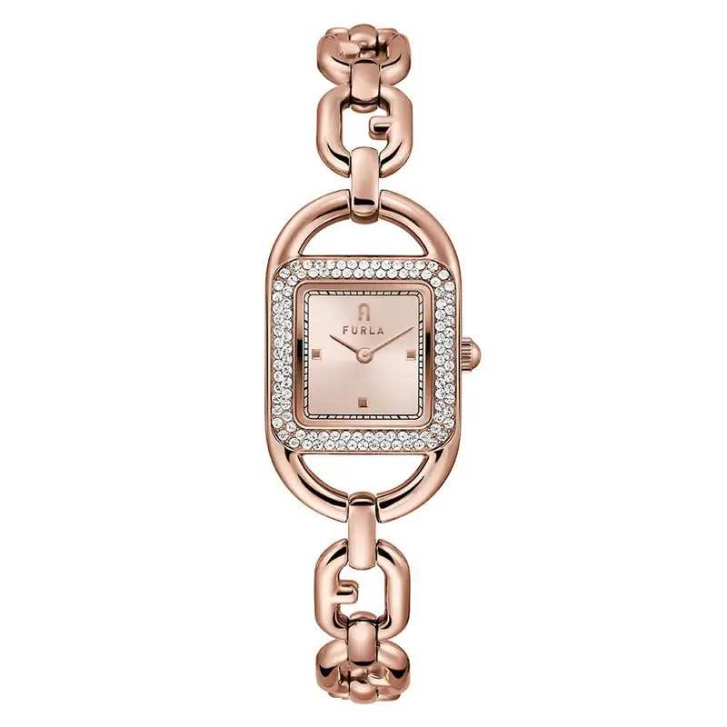 Orologio Al Quarzo Furla Chain Square Logo Ww00026005l3