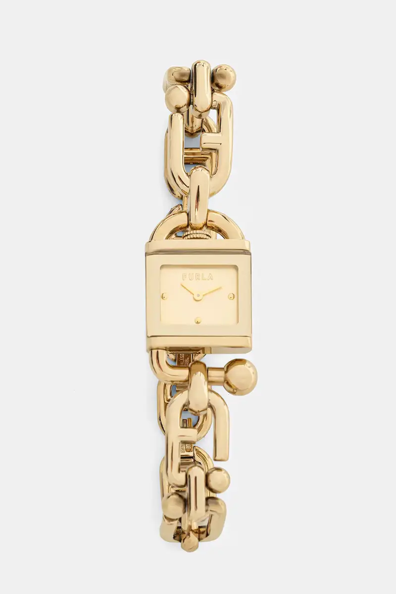 Furla Orologio oro con bracciale gioiello
