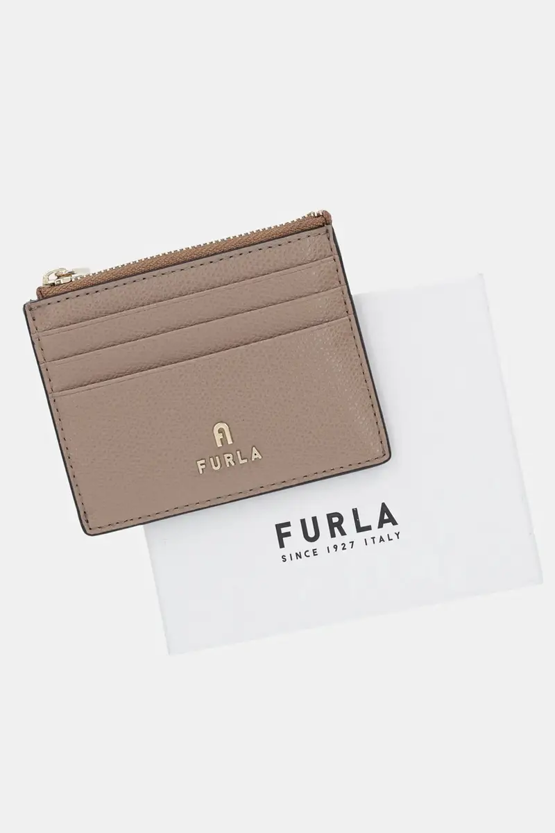 portafoglio in pelle donna colore beige WP00388.ARE000.1257S miniatura 4