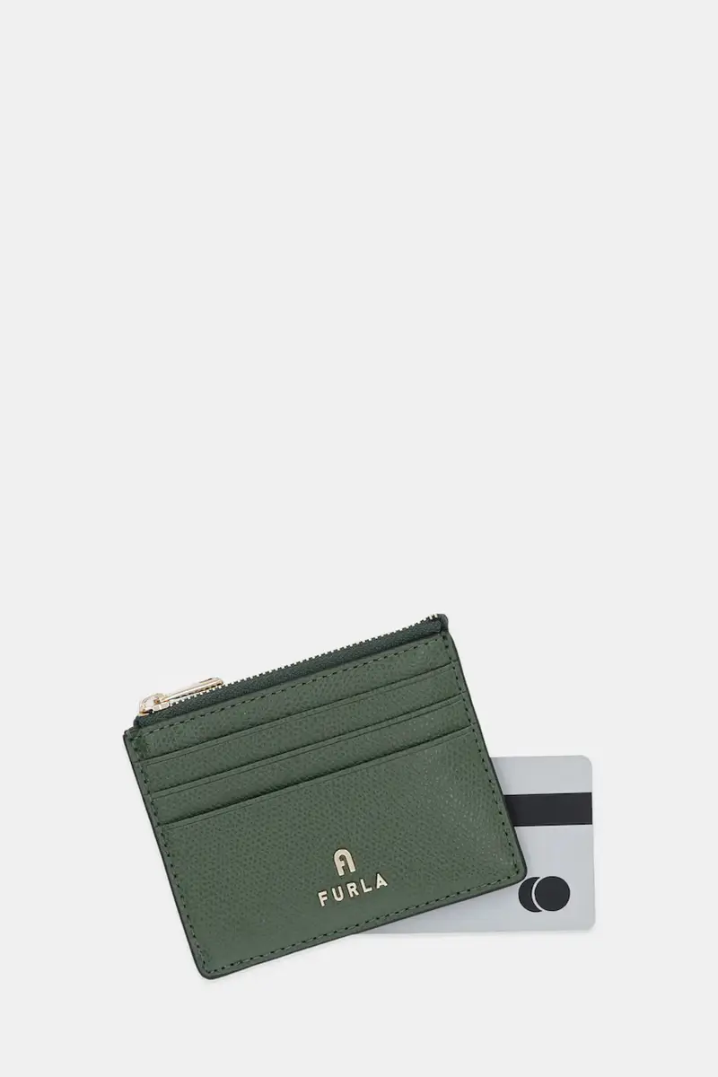 portafoglio in pelle donna colore verde WP00388.ARE000.OLI00 miniatura 3