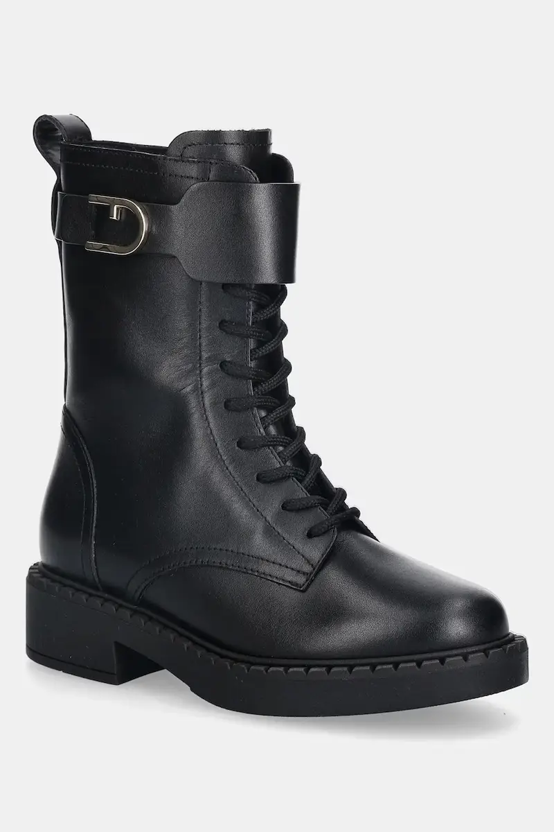 scarpe in pelle New Legacy Army Boot donna colore nero YK11FNL BX4223 O6000
